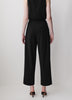 Twill High-Rise Barrel Ankle Pant