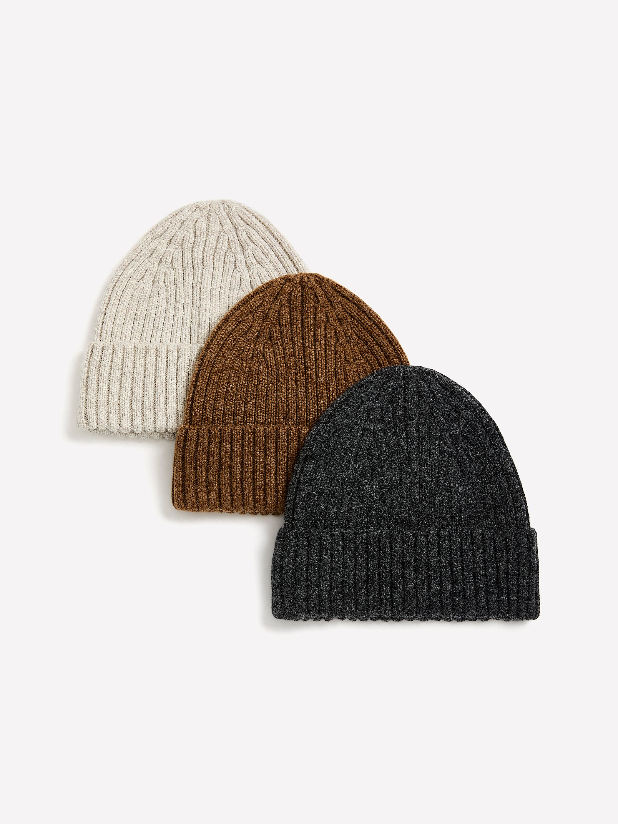Ribbed Wool-Blend Beanie