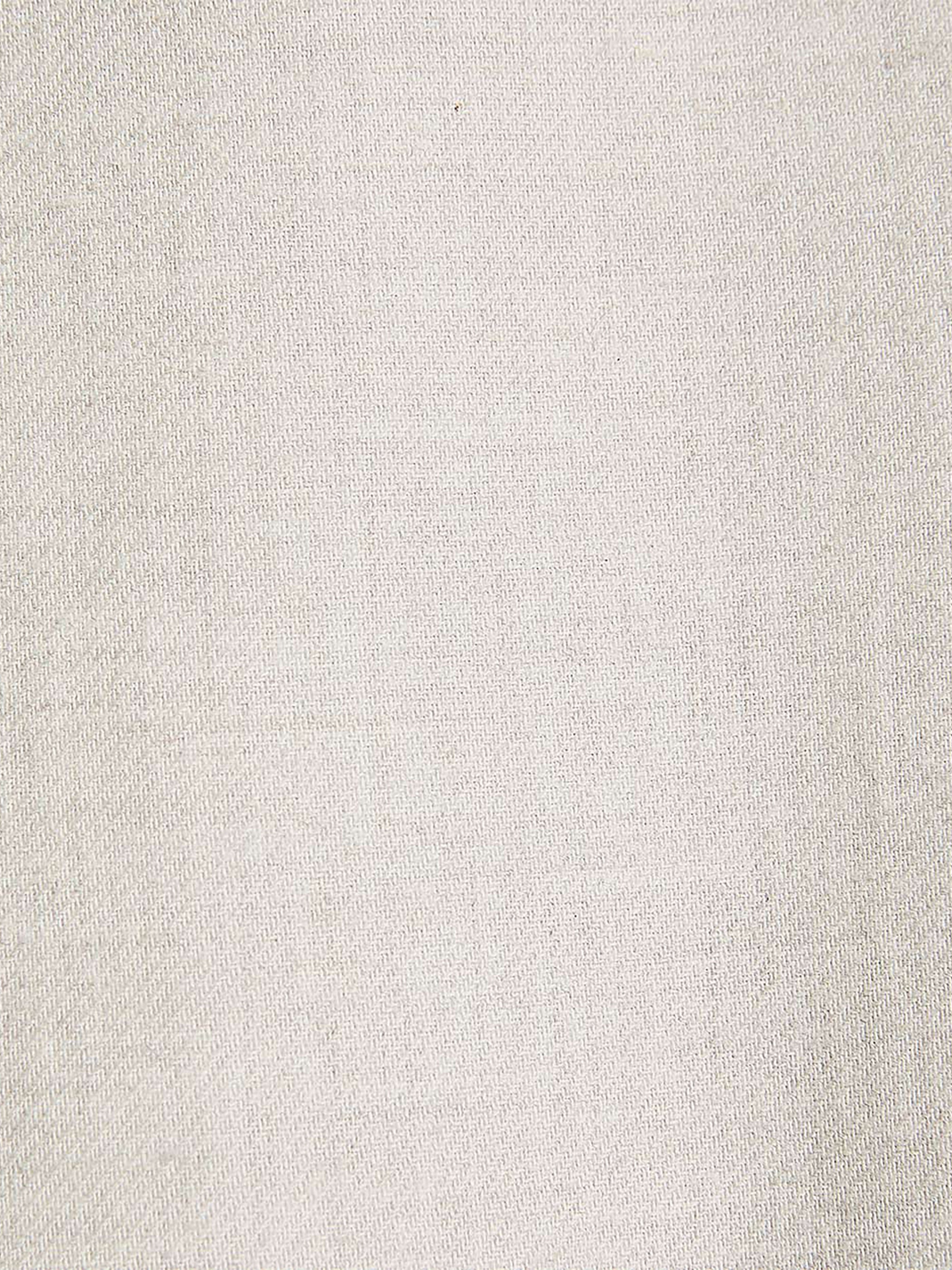 Slim-Fit Solid Flannel Shirt