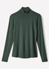 Long-Sleeve Mock-Neck Top