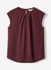 Woven Crepe Extended Sleeve Blouse