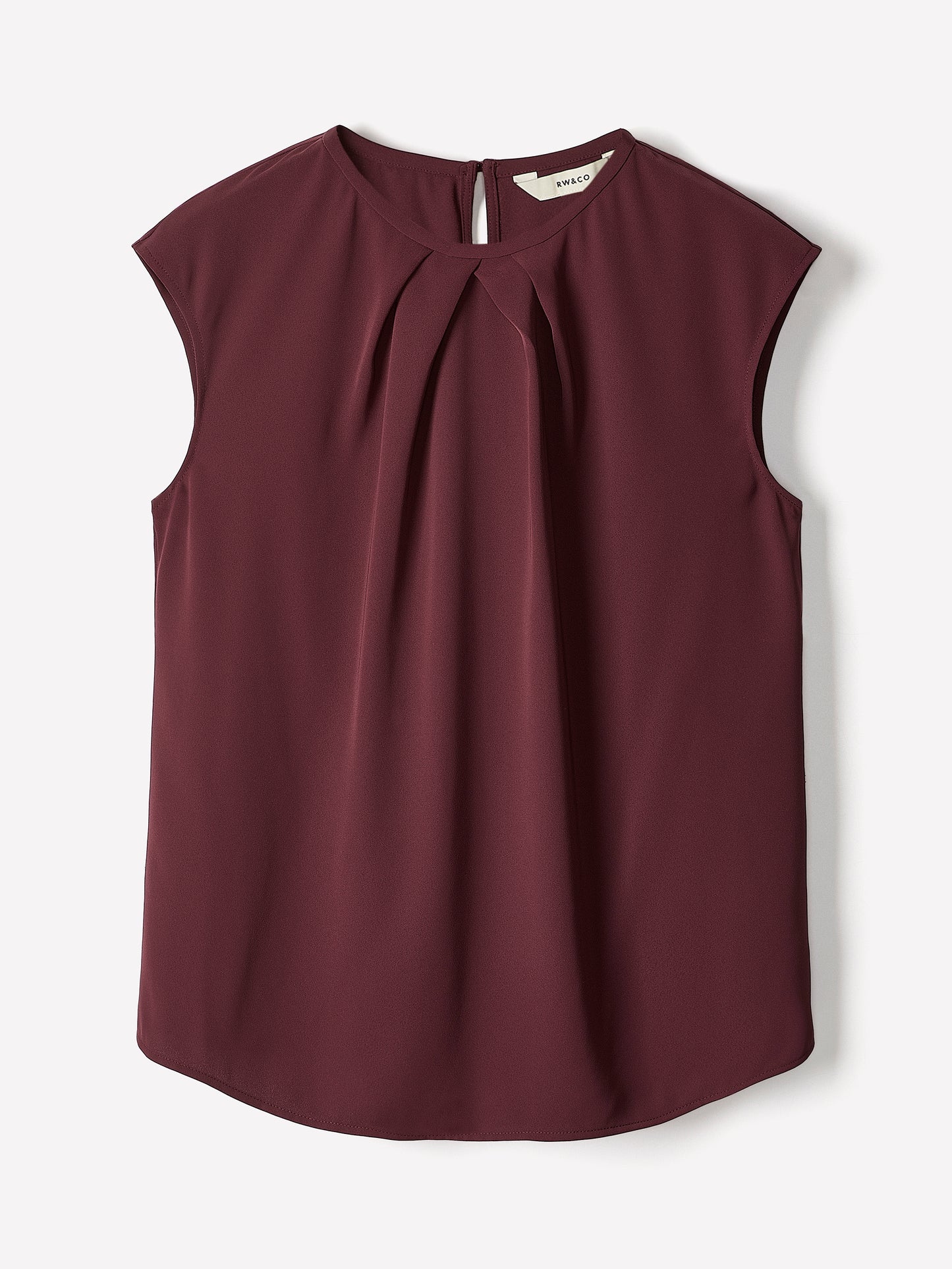 Woven Crepe Extended Sleeve Blouse