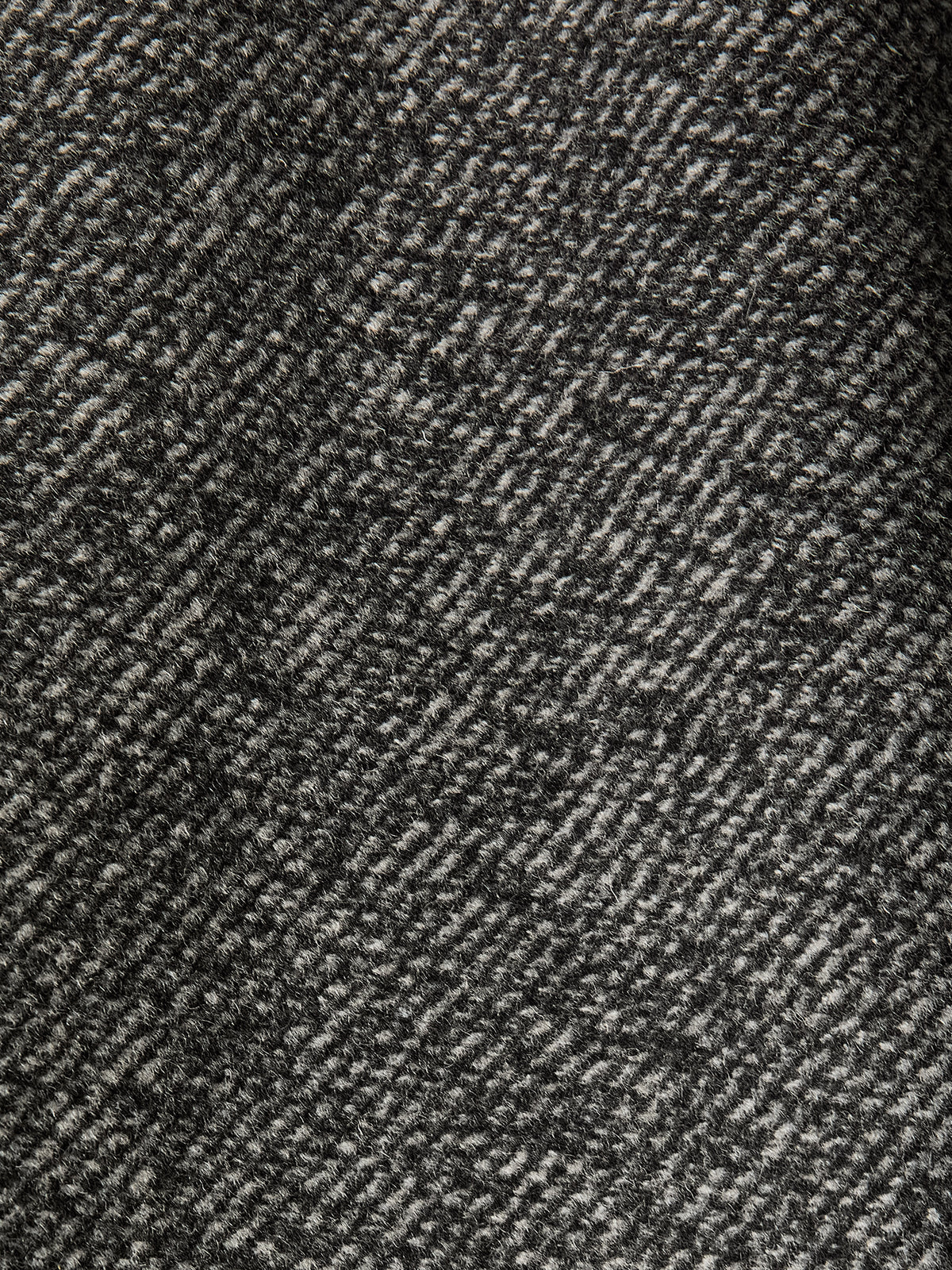 Classic Mock-Neck Wool Coat with Dickey