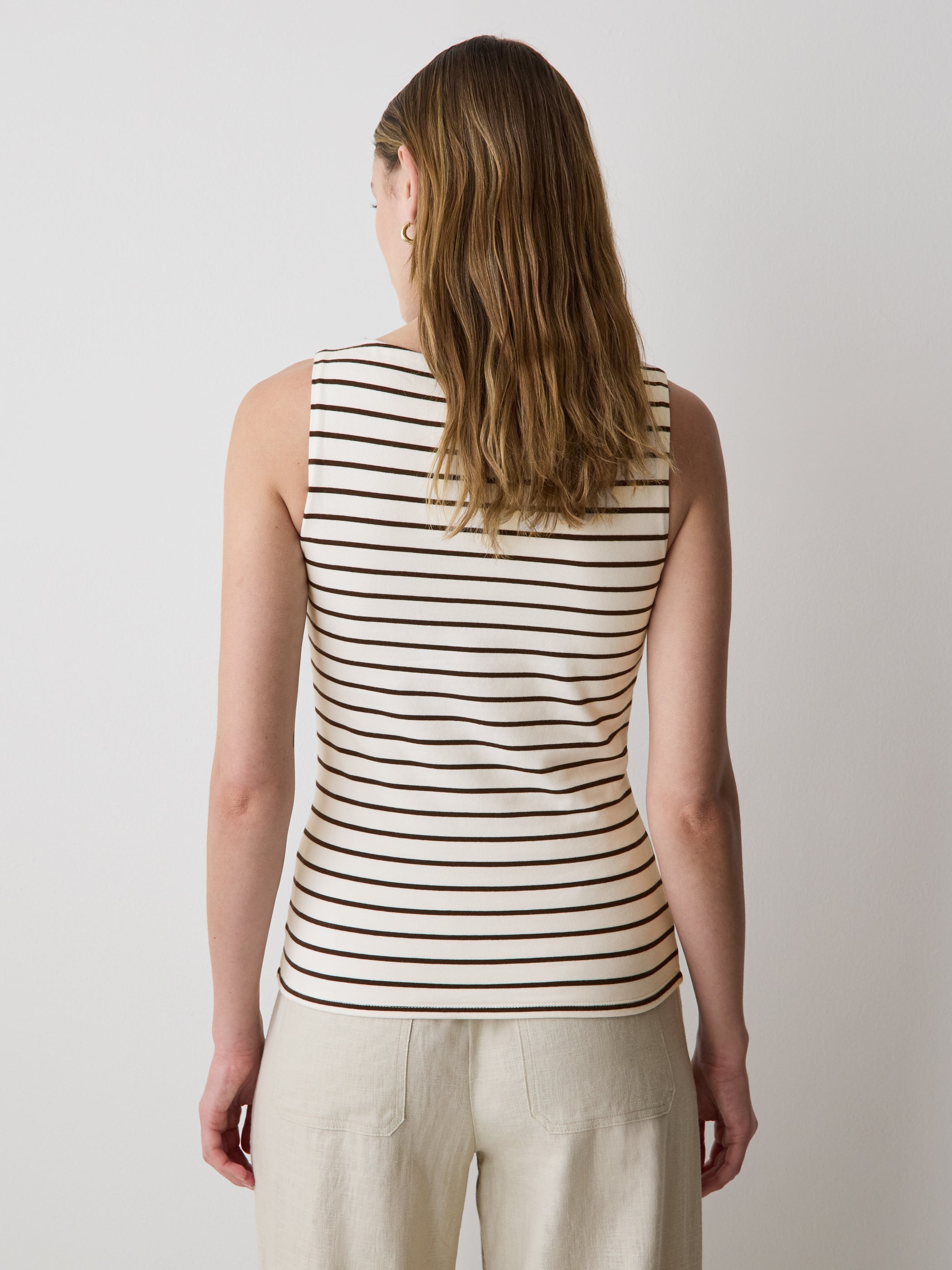 Organic Cotton Boat-Neck Cami