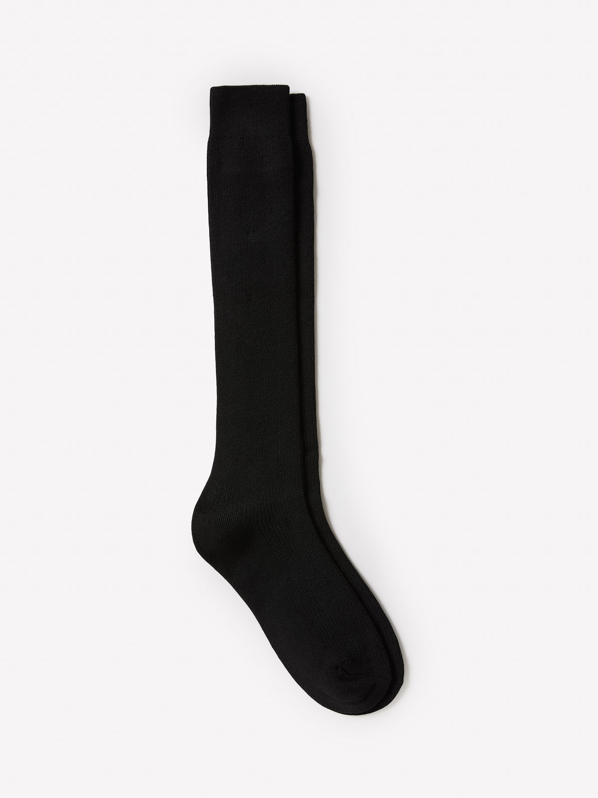 Knee High Merino Blend Rib Socks