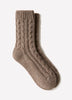 Chunky Cable-Stitch Socks