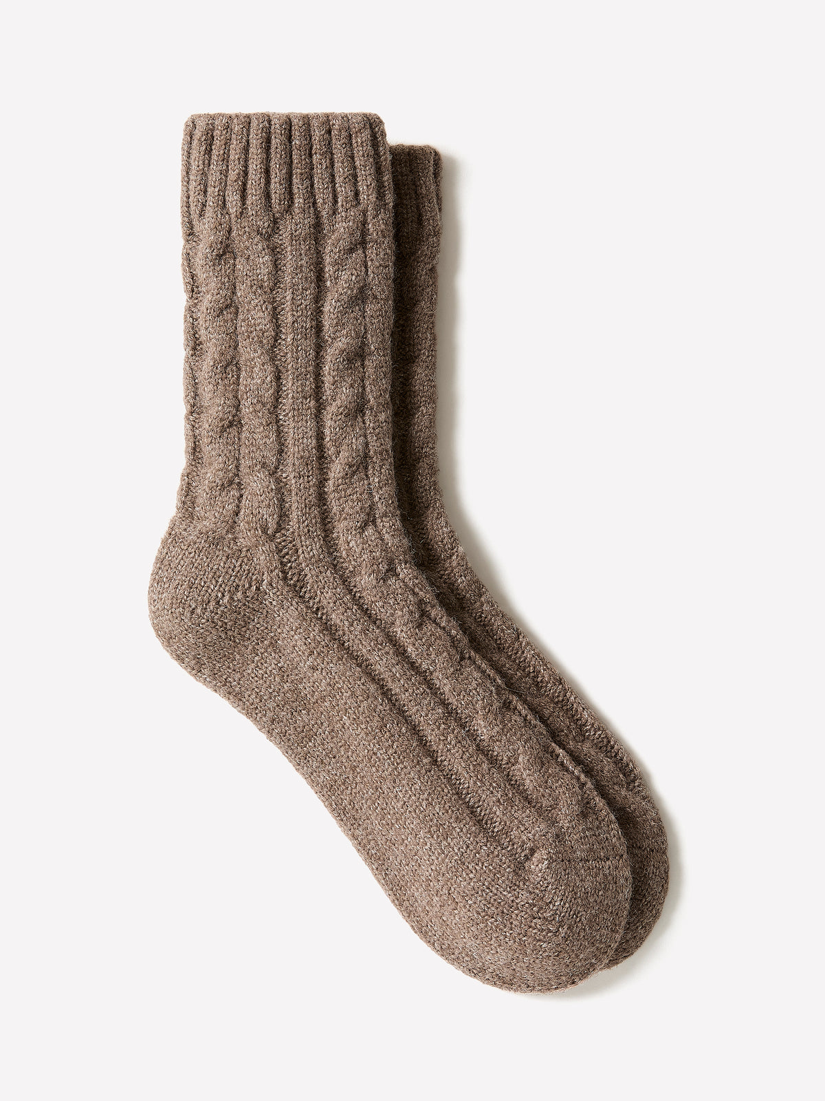 Chunky Cable-Stitch Socks