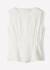 Woven Blouse Ramie Lyocell Blend