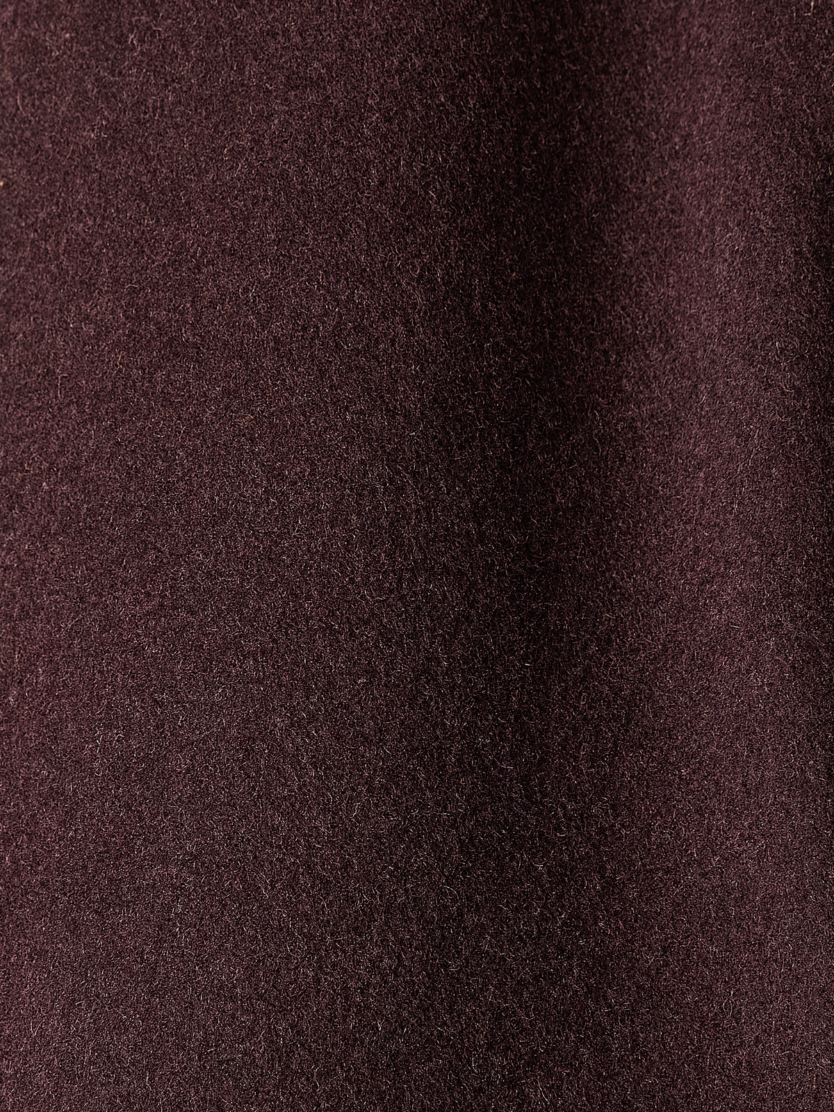 Wool Blend Funnel Neck Long Coat