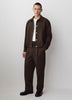 Wide-Leg Pleated Dress Pant