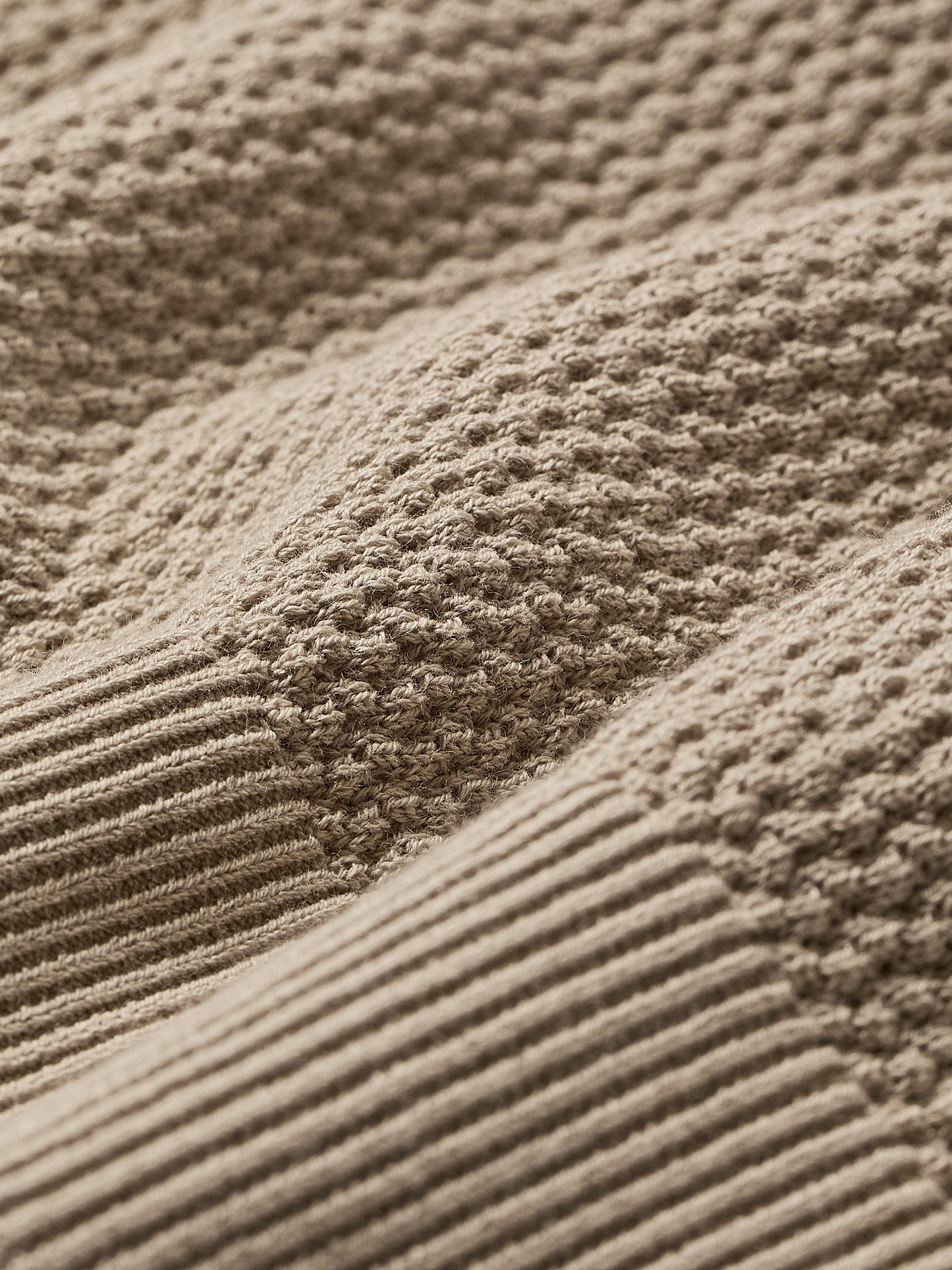 Textured Short-Sleeve Polo Sweater