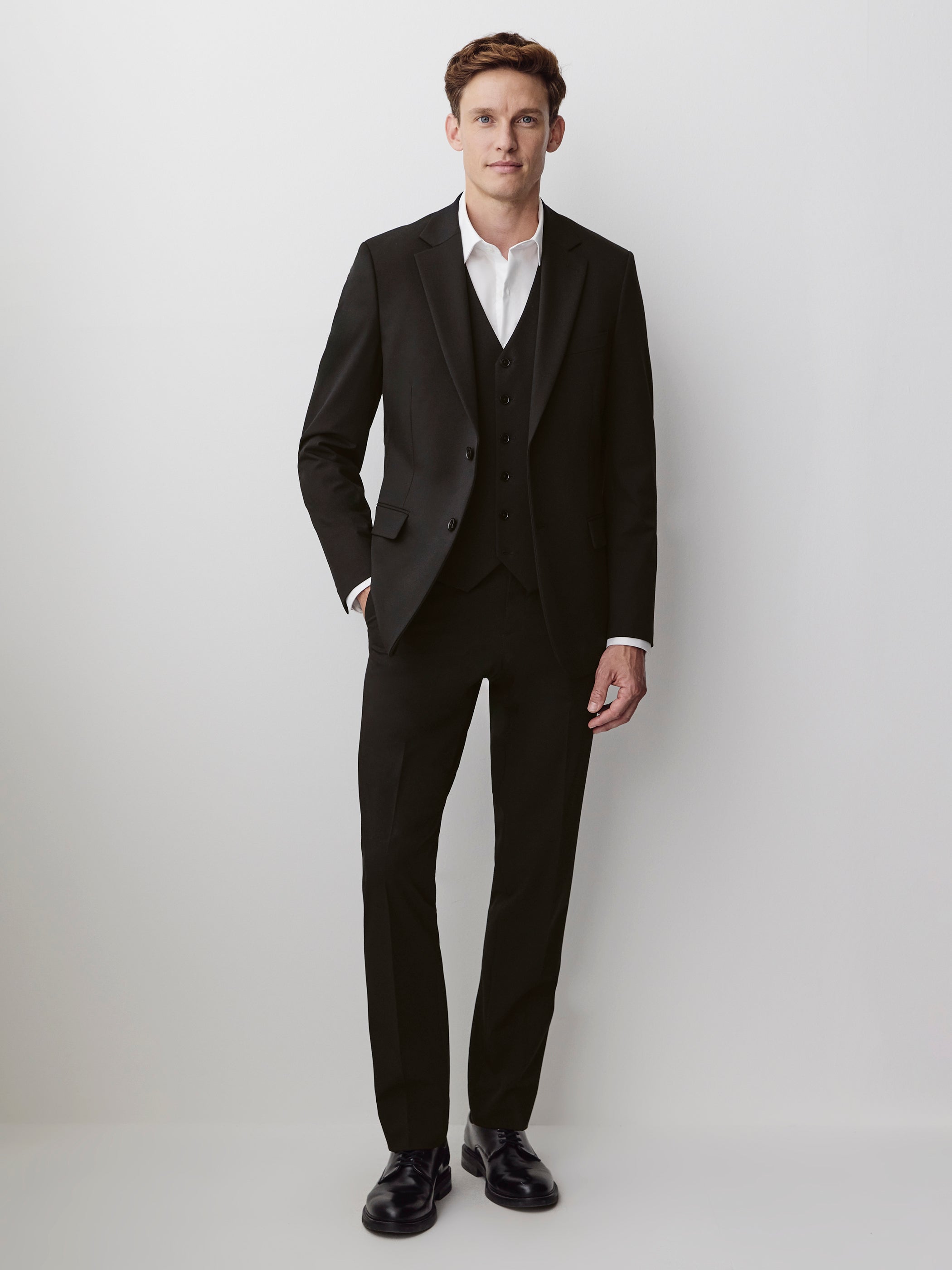 Black Suit Vest
