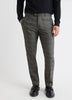 Slim Fit Charcoal Checkered Suit Pant
