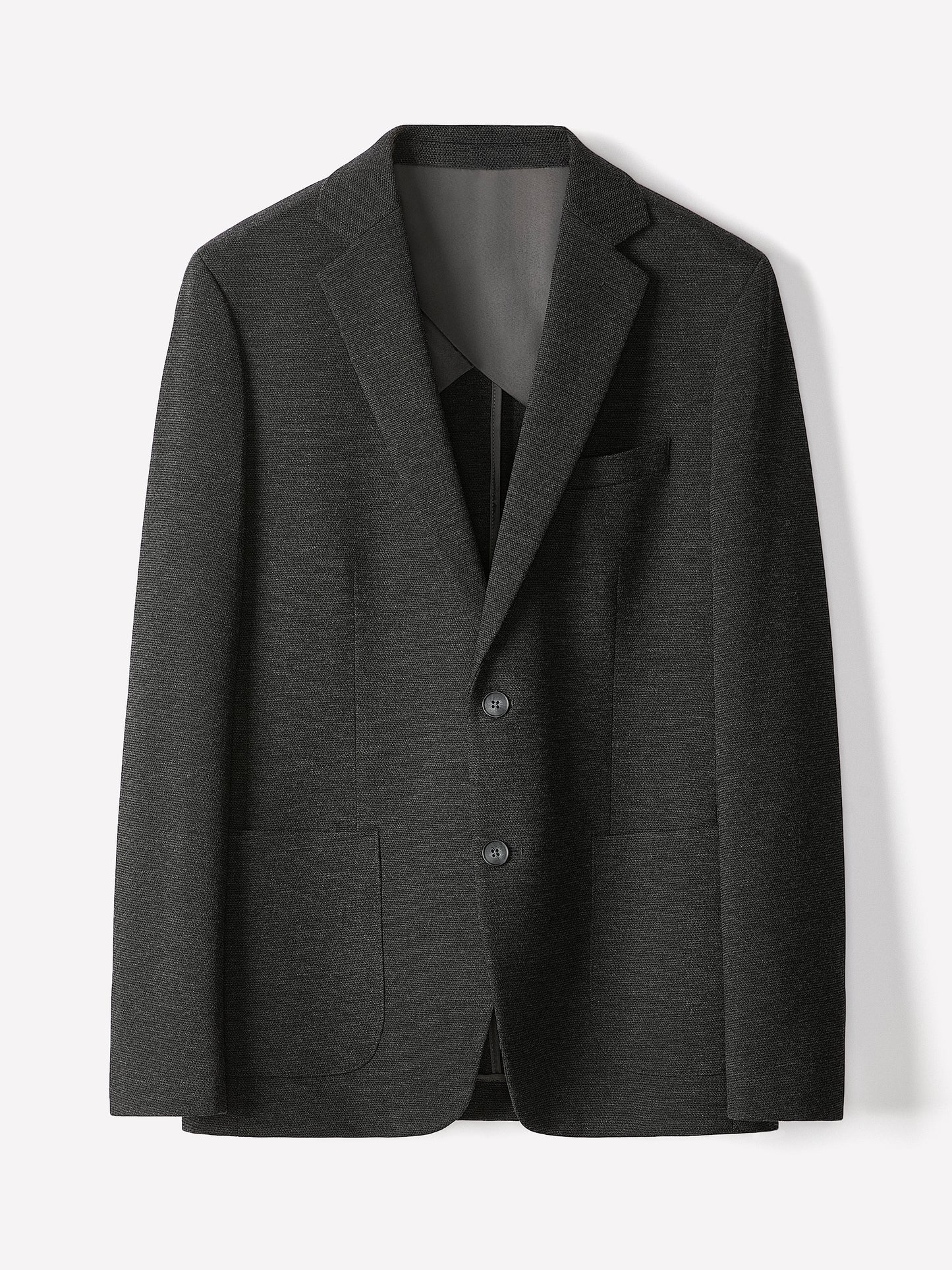 Slim Fit Knit Blazer