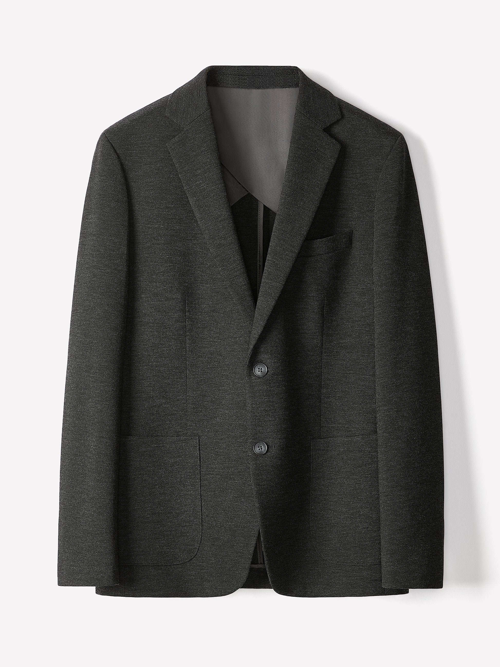 Slim Fit Knit Blazer