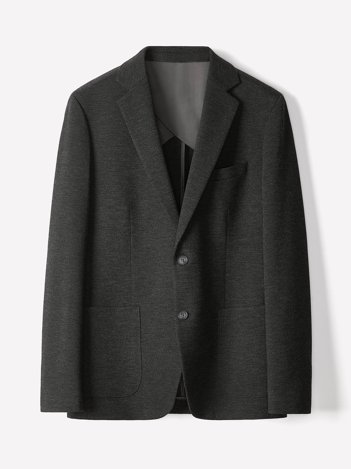 Slim Fit Knit Blazer