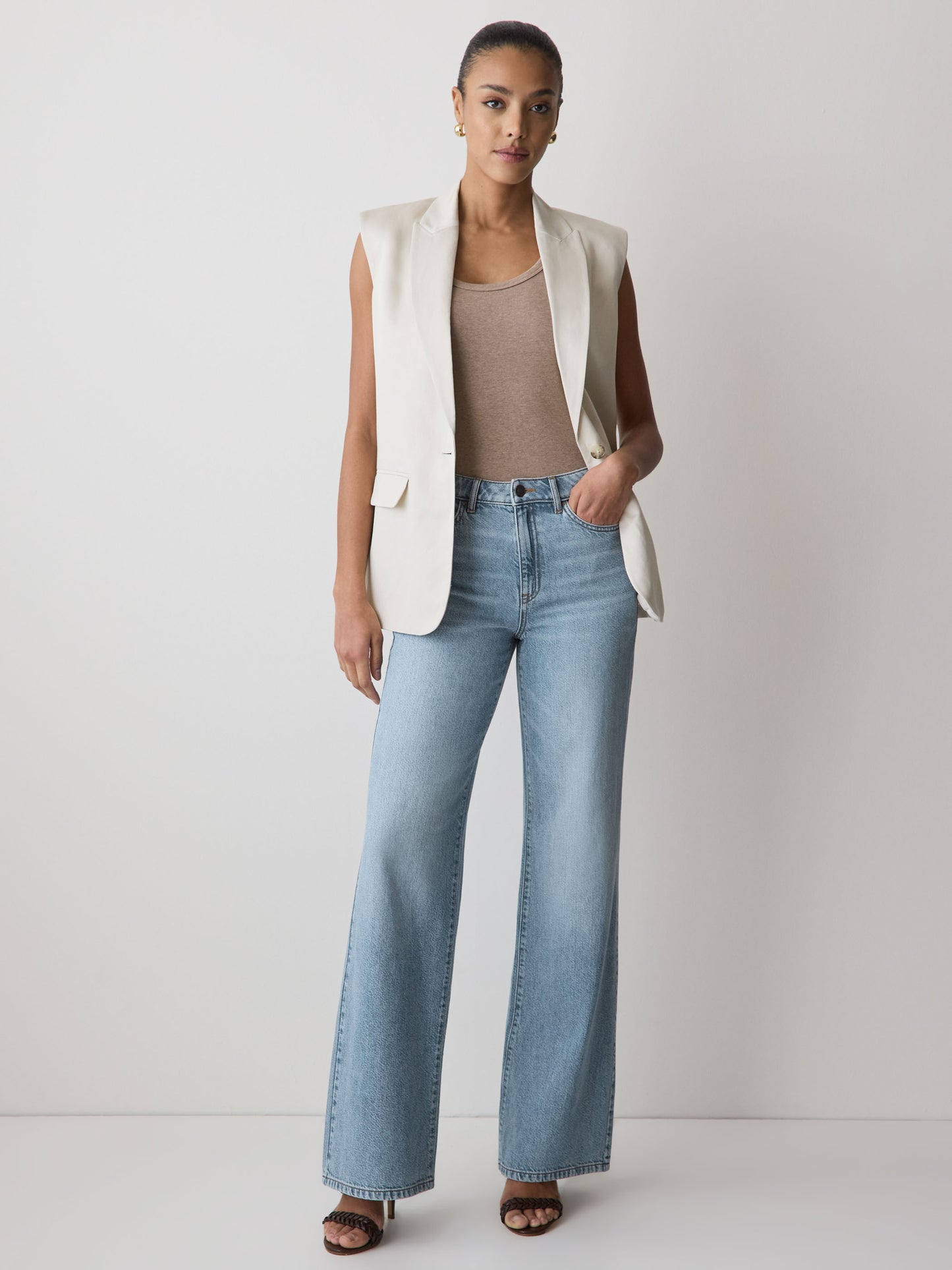 High-Rise Wide-Leg Jeans