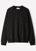 Long-Sleeve Crew-Neck Fleece Sweater
