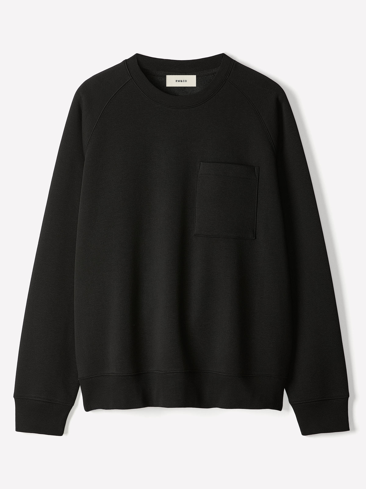 Long-Sleeve Crew-Neck Fleece Sweater