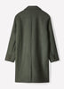 Double Breasted Topcoat Wool Blend