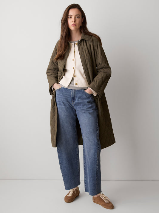 Mid-Rise Barrel Jeans