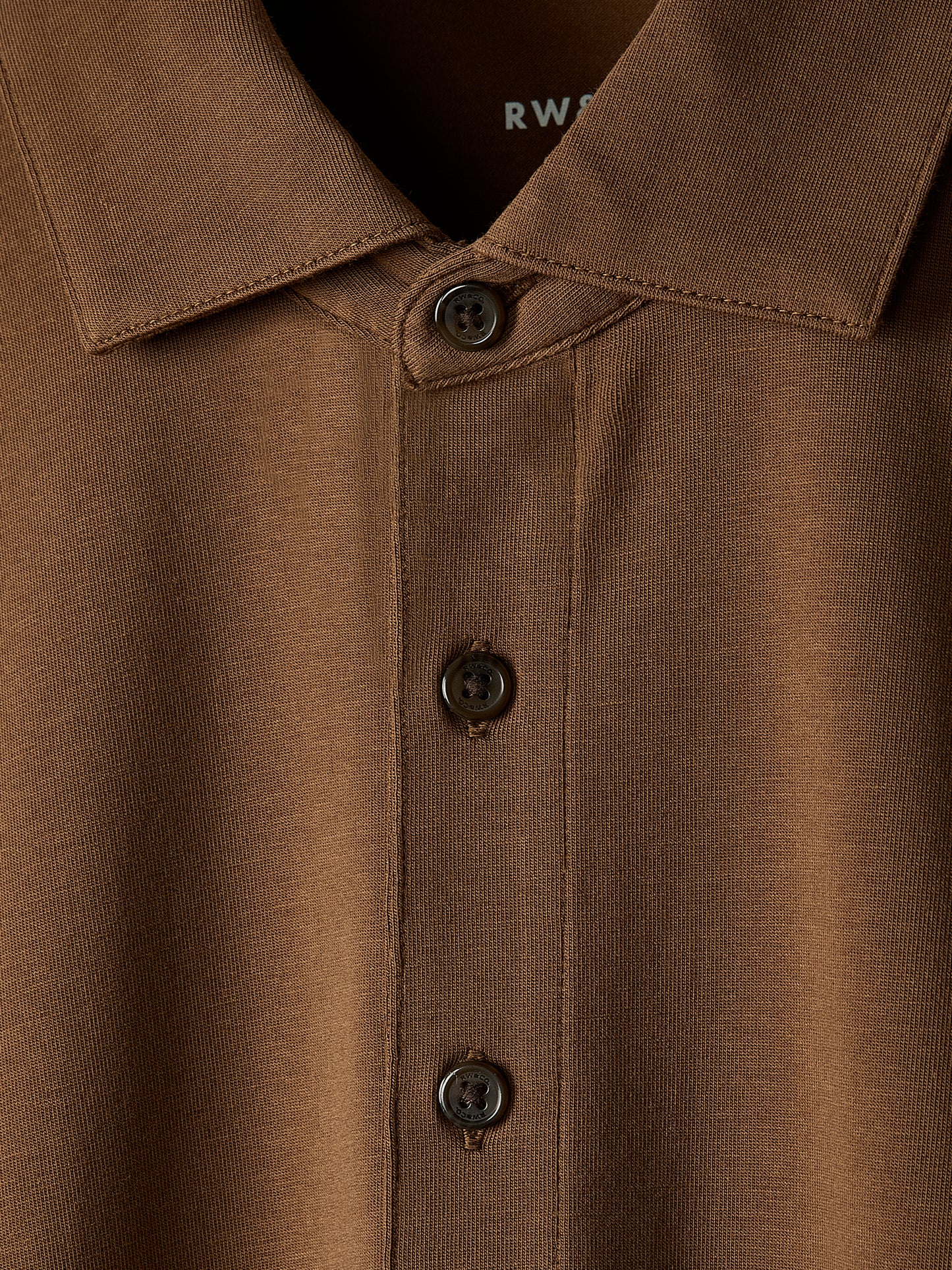 Men's Knit Tailored Collar Polo Shirt Supima Cotton