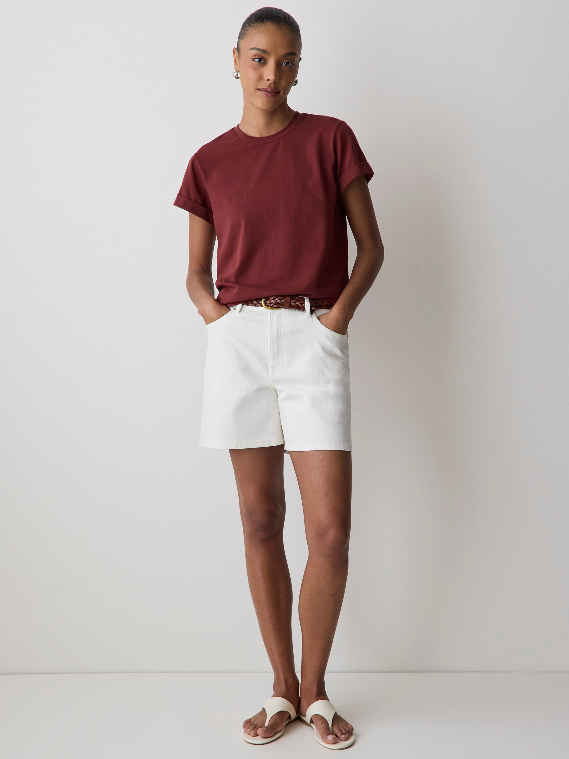 Organic Cotton Short-Sleeve Crew-Neck Tee