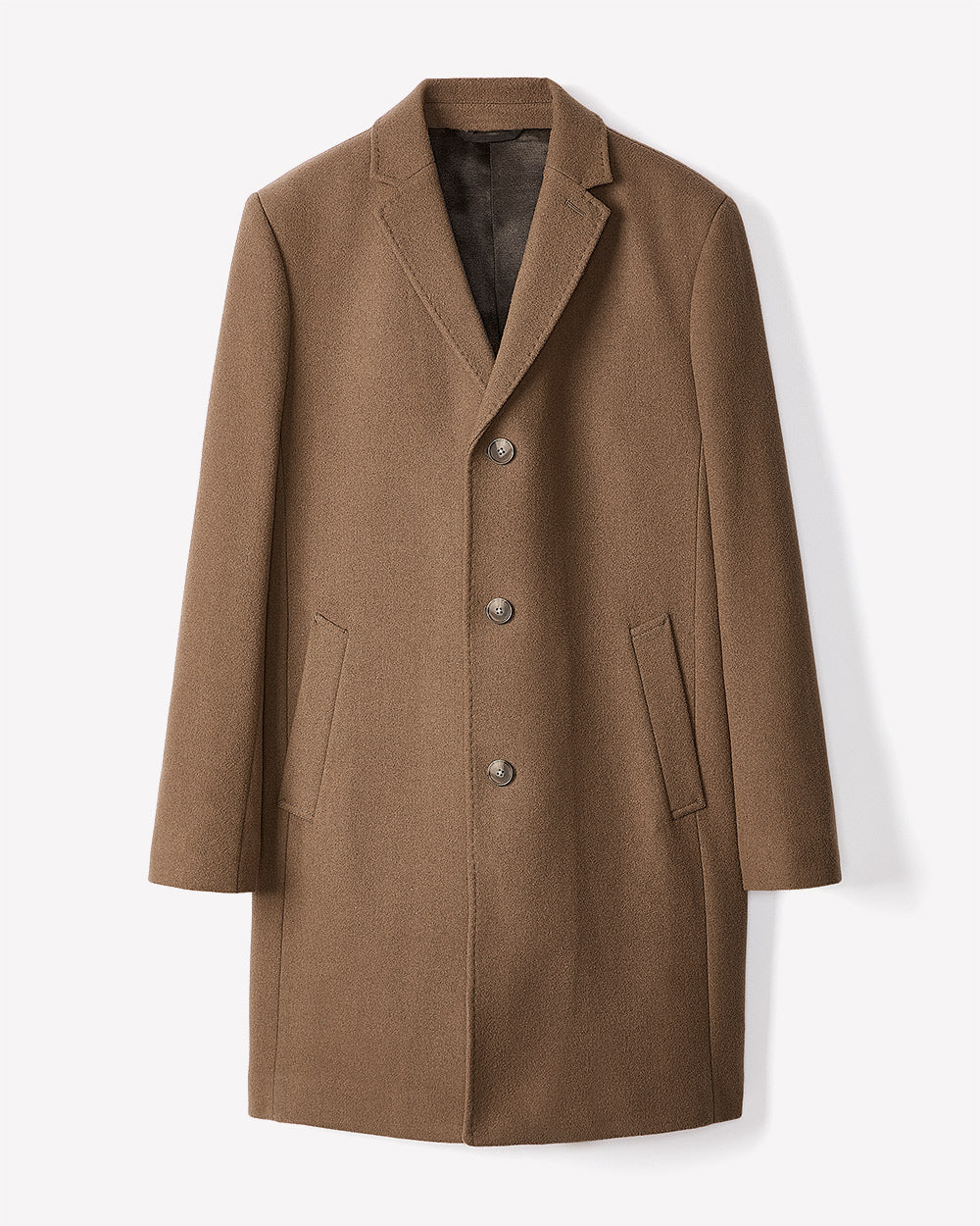 Classic Wool Coat with Tailored Collar