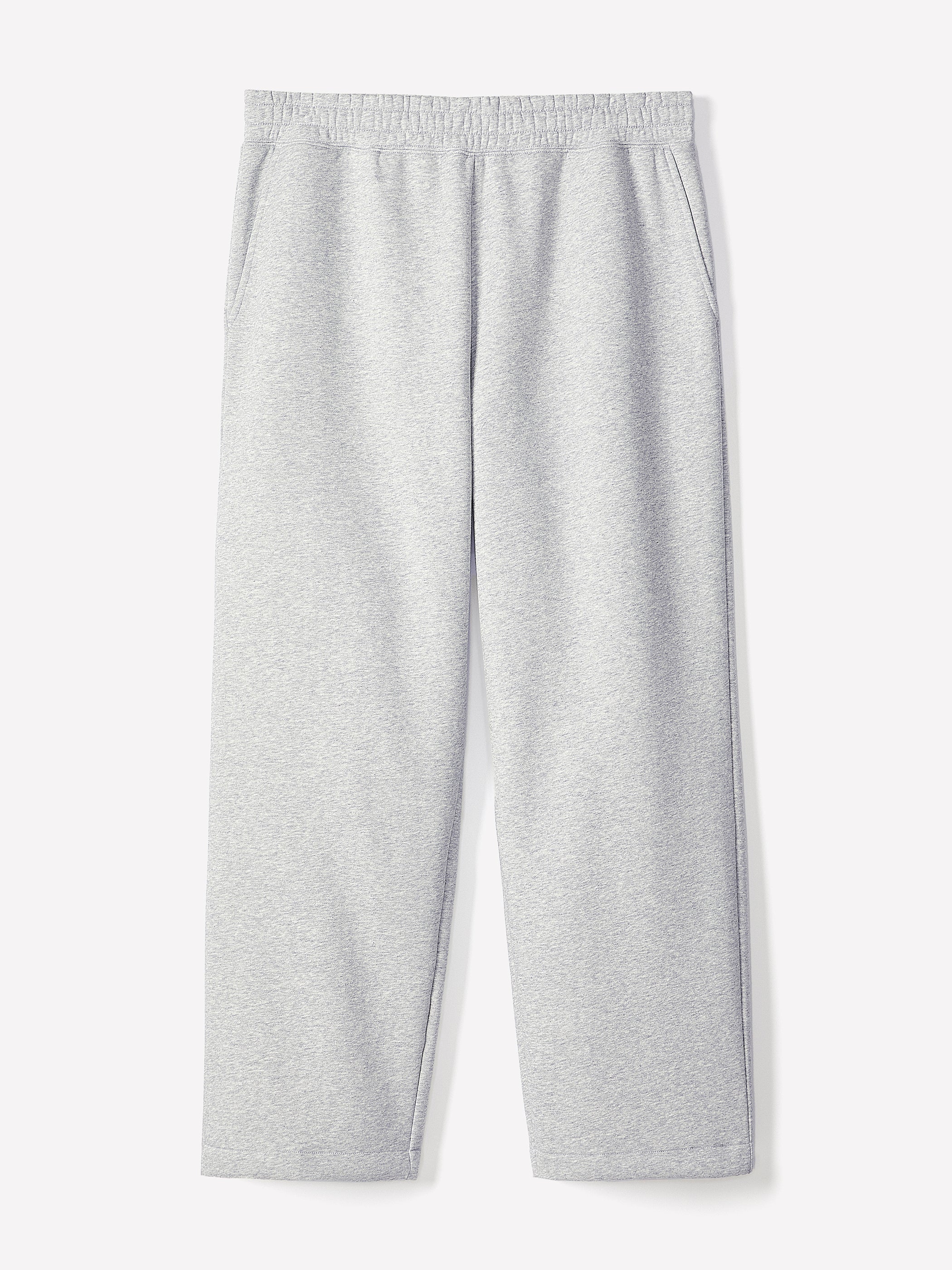Wide-Leg Fleece Jogger Pants