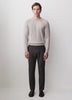 Men's Knit Crewneck Sweater Cotton Blend