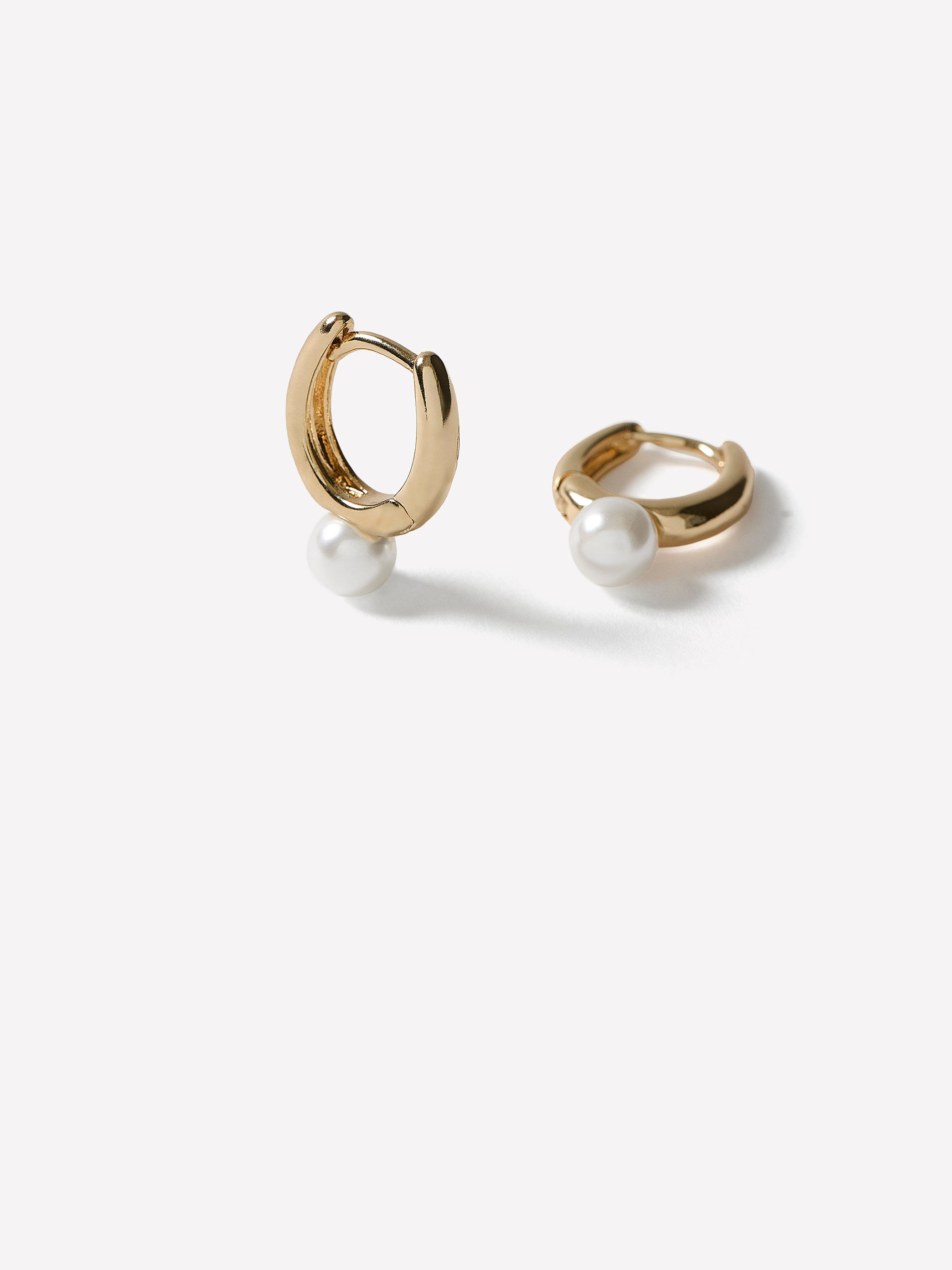 Hoops with Pearls