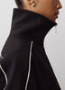 Knit Pullover 3/4 Zip Long Sleeve