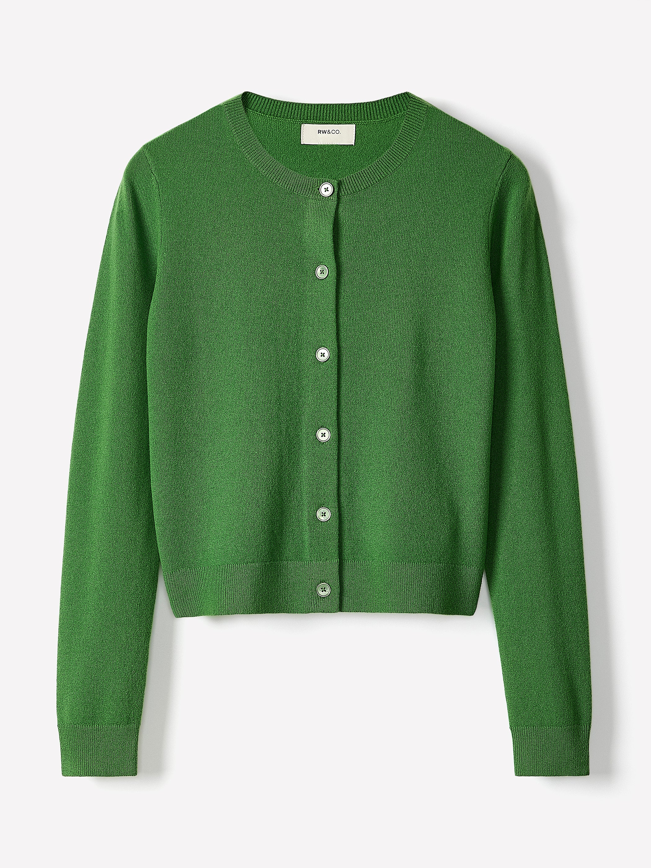 Merino Wool Button-Down Cardigan