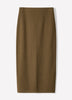 Knit Pencil Skirt Cotton Nylon Tencel Blend