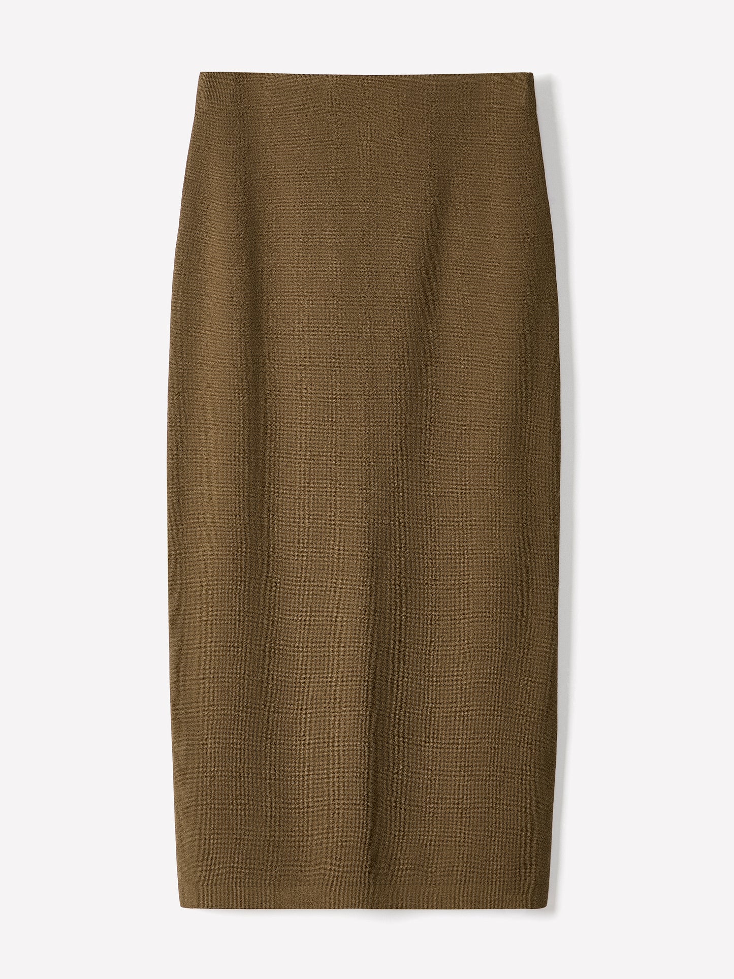 Knit Pencil Skirt Cotton Nylon Tencel Blend