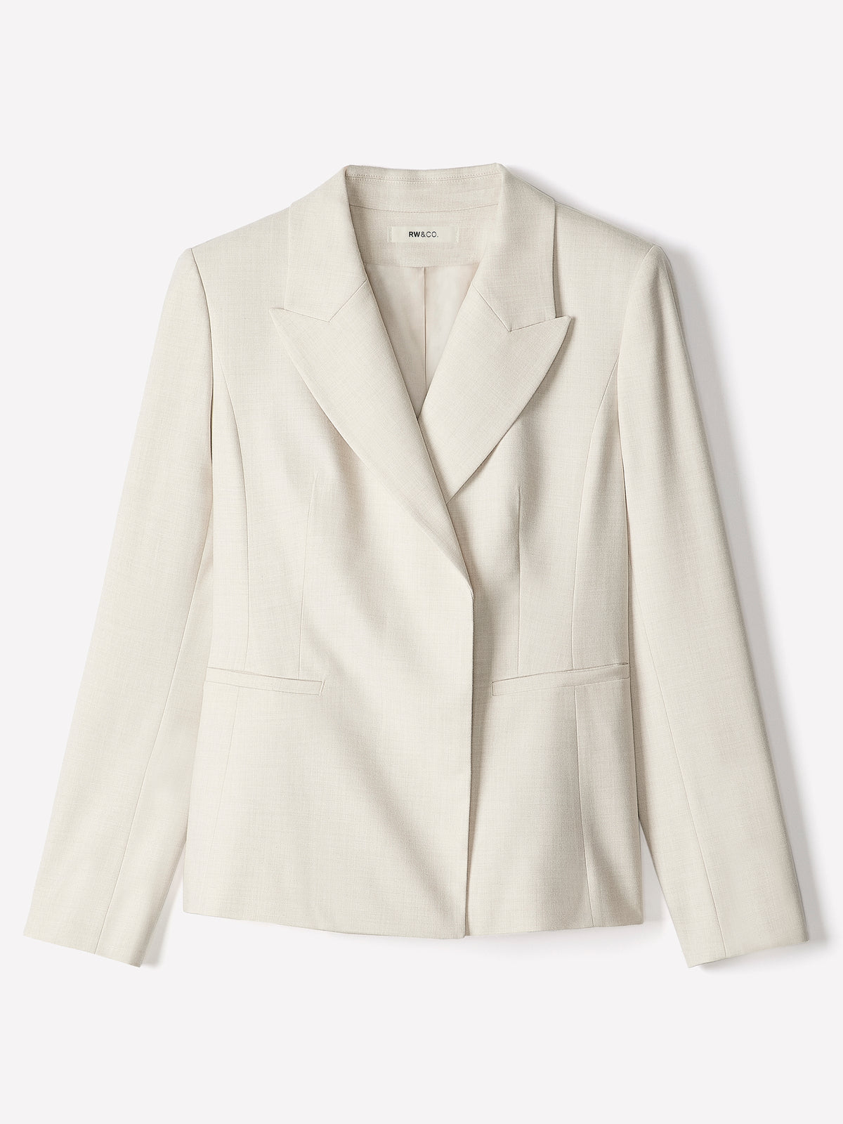 Hourglass Fit Flannel Blend Blazer