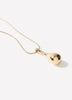 Long Necklace With Sculptural Pendant