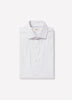 Slim Fit Cotton Blend Shirt with Tailored Collar