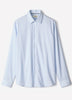 Woven Tailored Collar Shirt Large Fine Stripe