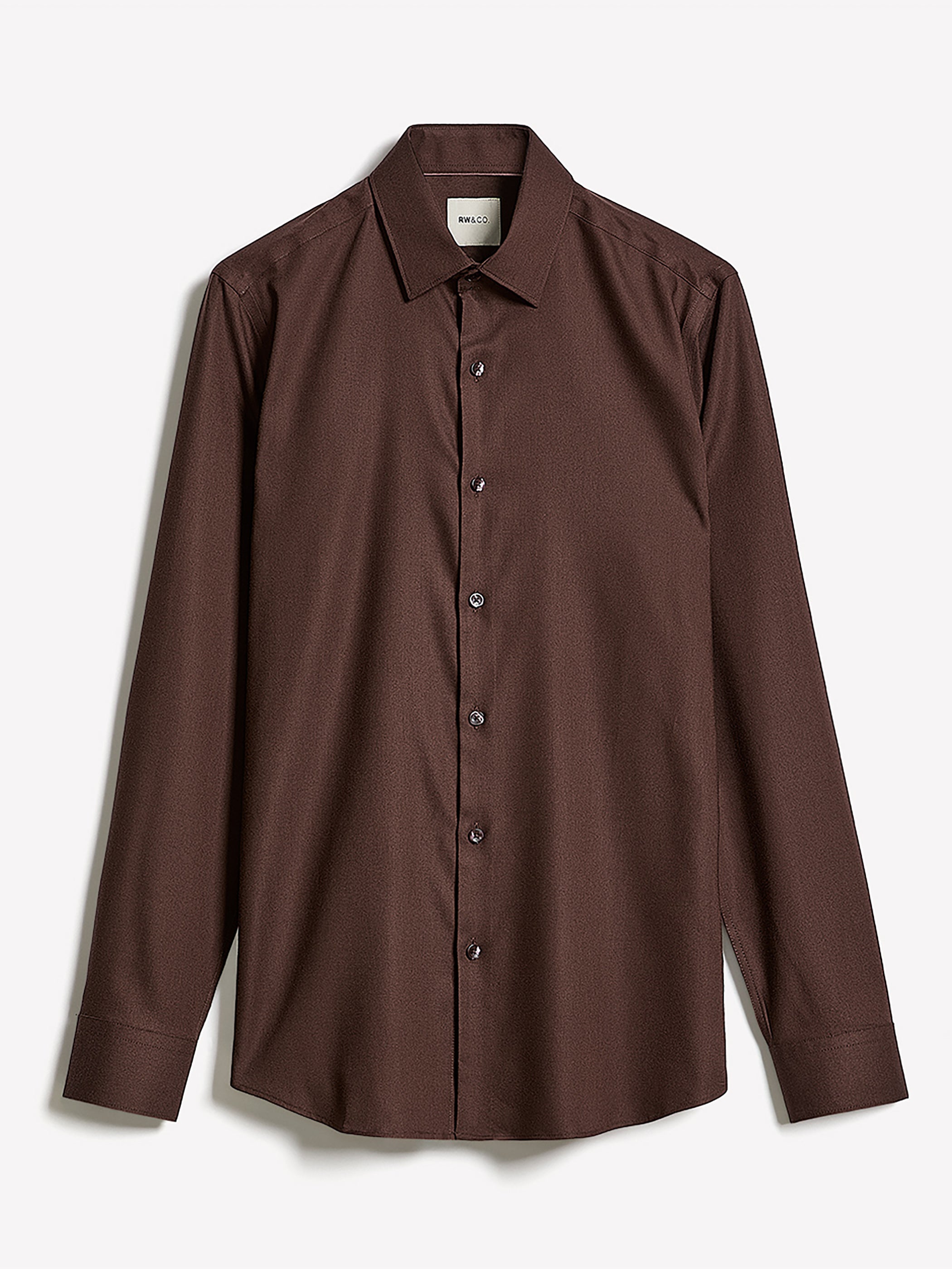 Chemise Habillée Style Tricot à Coupe Étroite