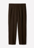 Wide-Leg Pleated Dress Pant