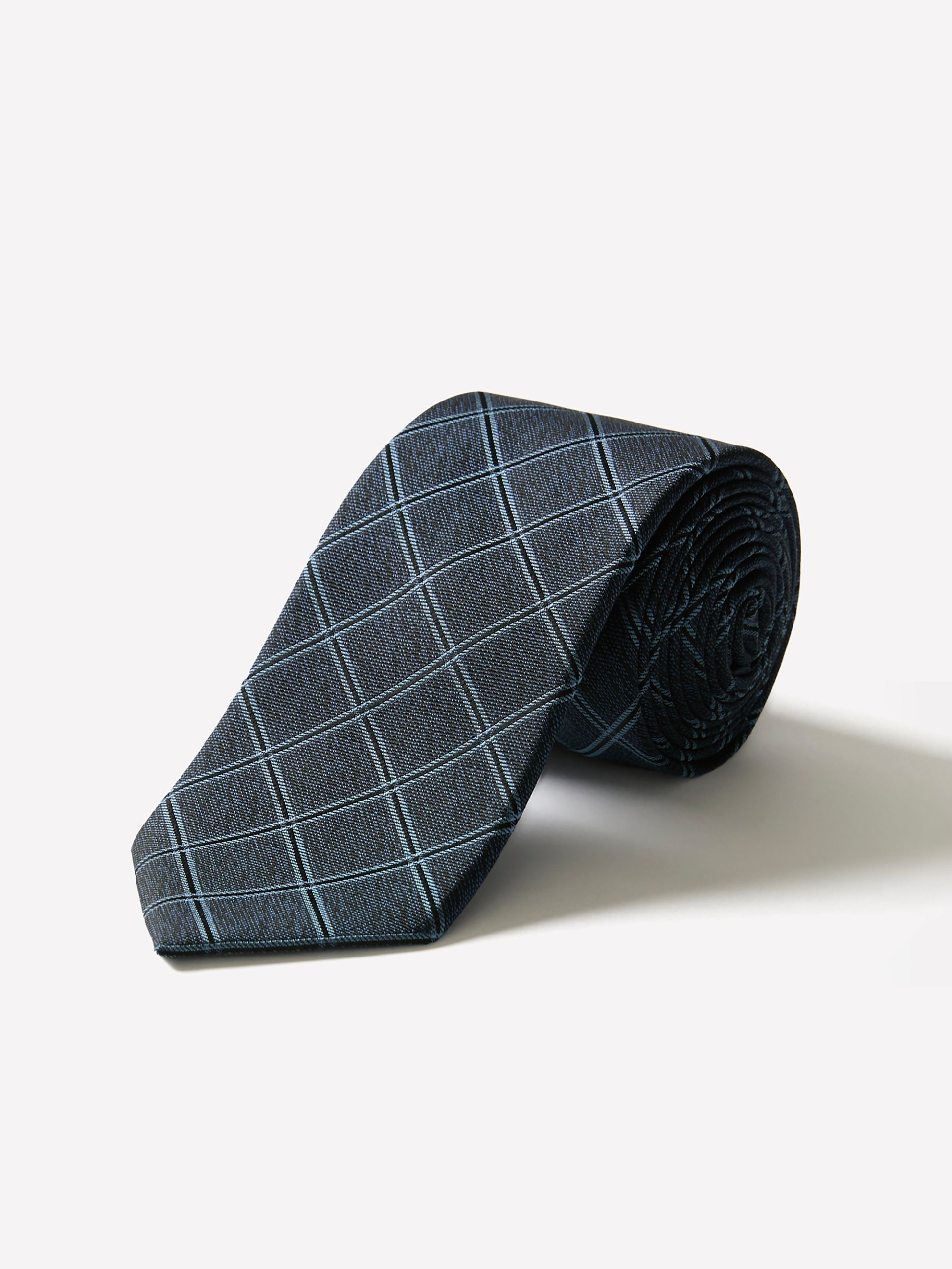 Regular Tie with Checkered Pattern