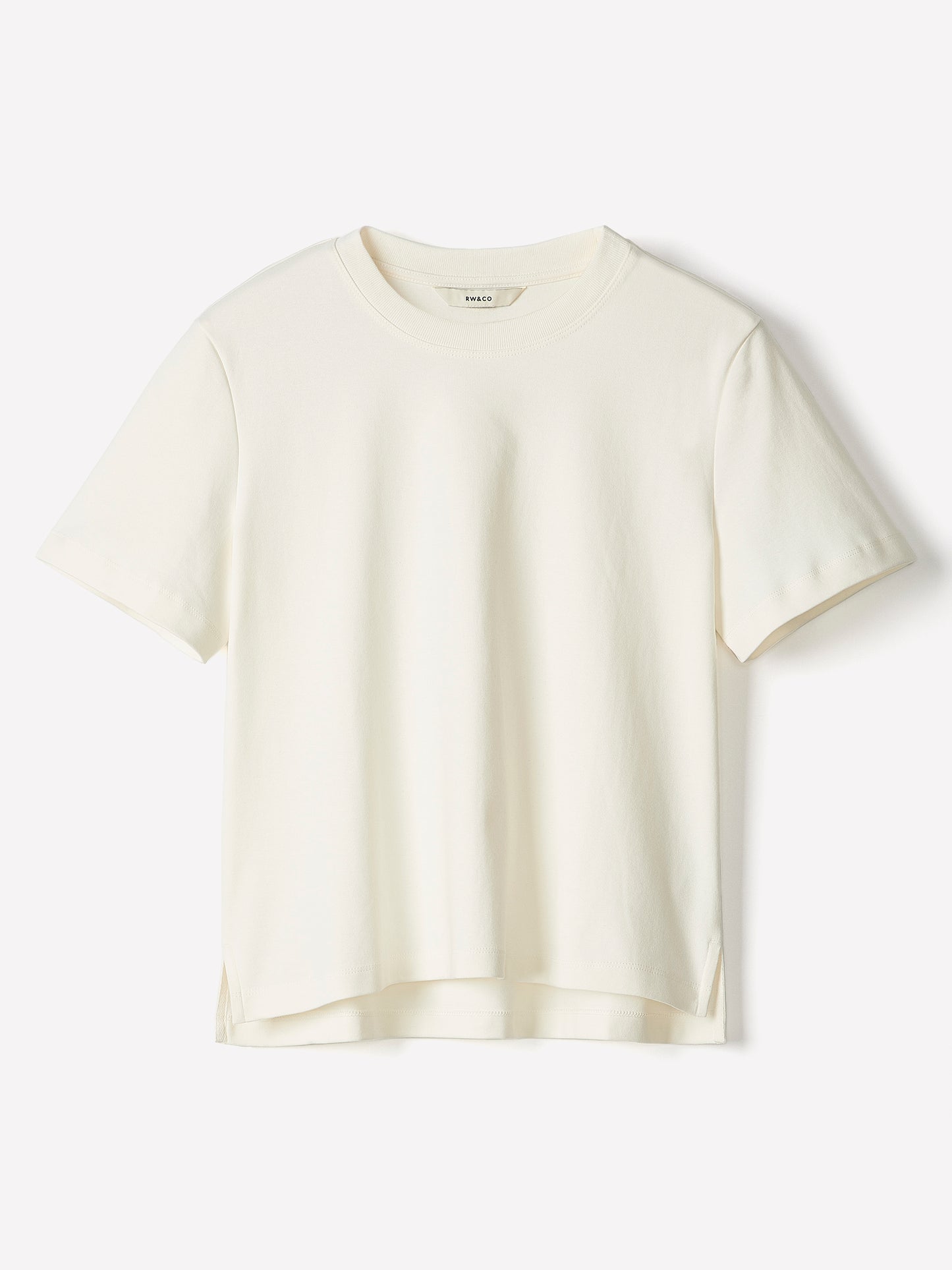Short-Sleeve Cotton Basic Tee