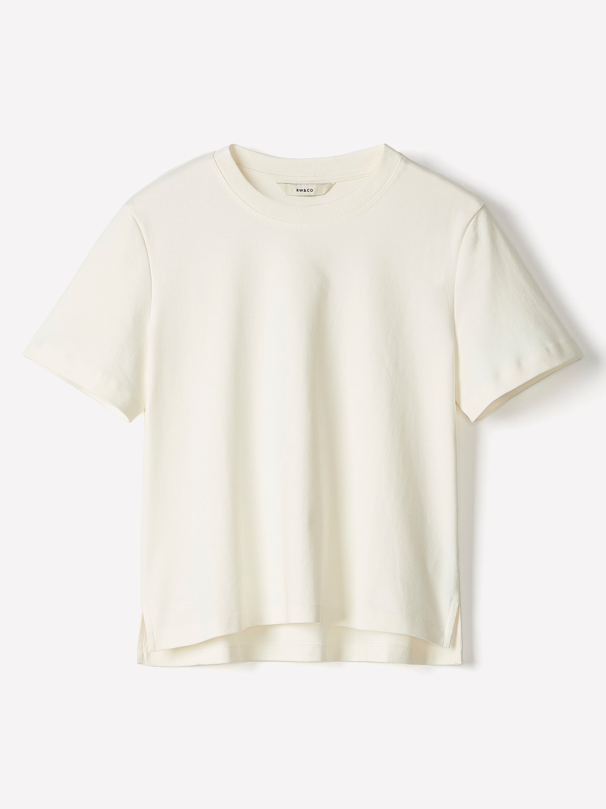 Short-Sleeve Cotton Basic Tee
