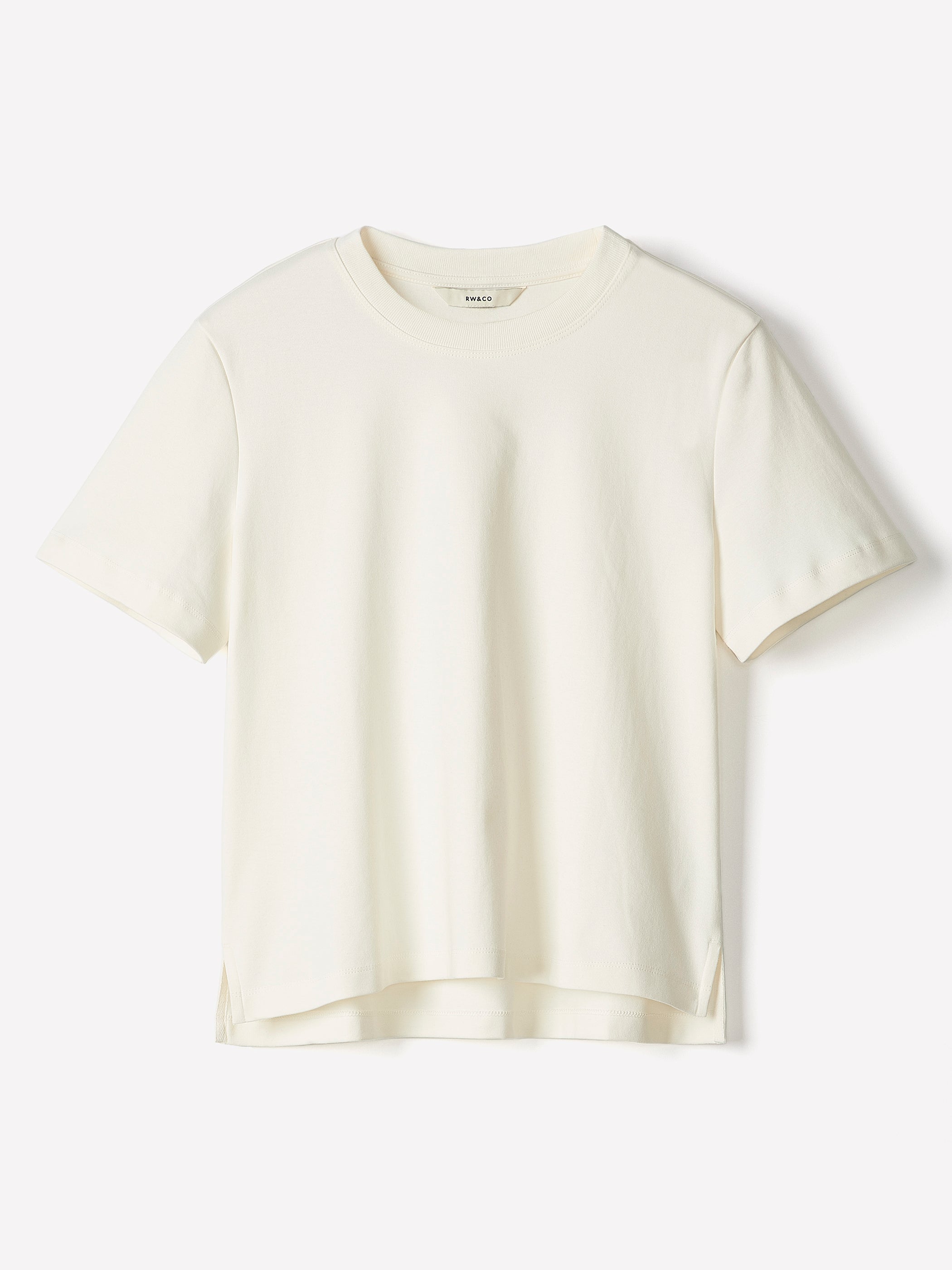 Short-Sleeve Cotton Basic Tee