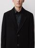 Classic Wool Coat with Tailored Collar