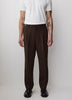 Wide-Leg Pleated Dress Pant