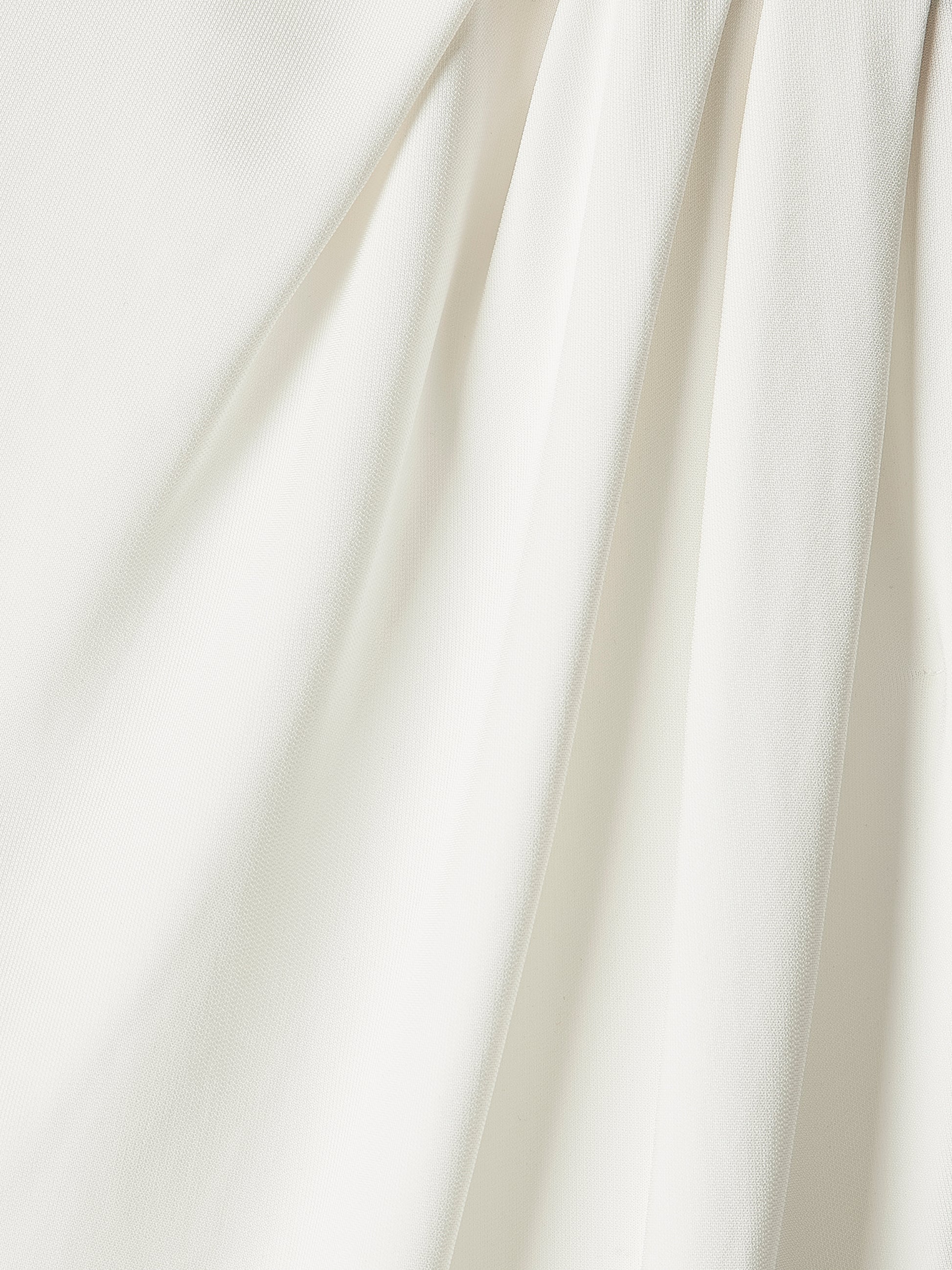 Knit Blouse Pleated Extended Sleeve