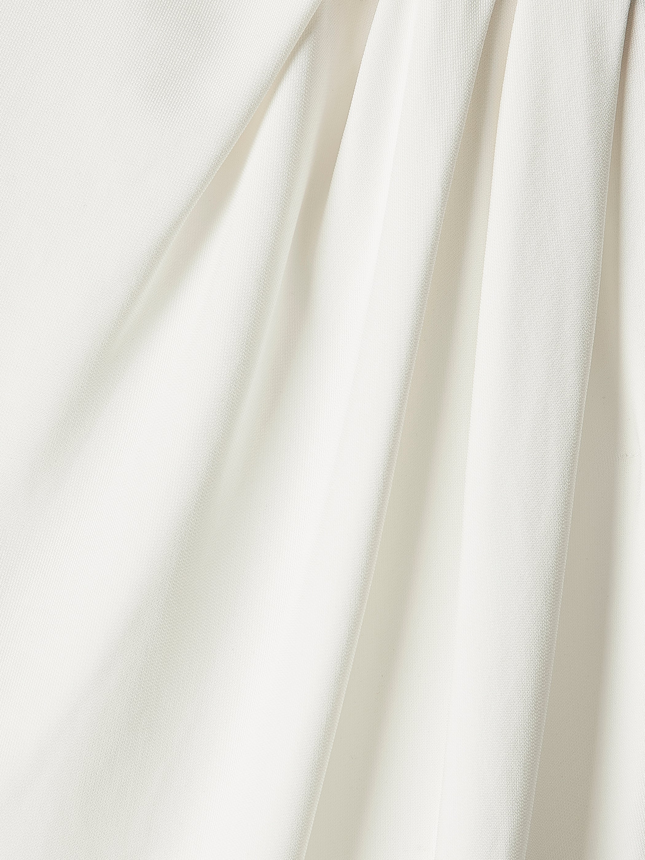 Knit Blouse Pleated Extended Sleeve