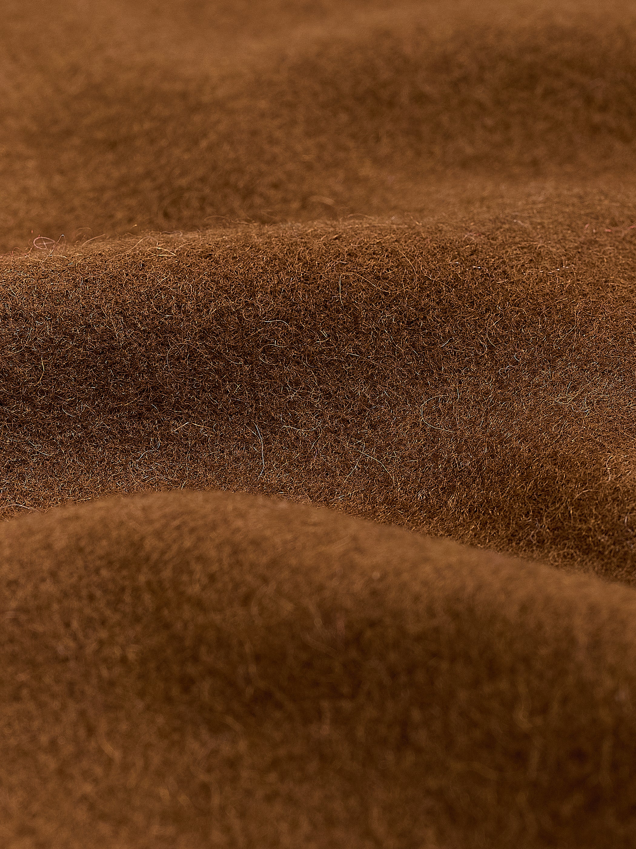 Solid Wool Scarf with Fringes